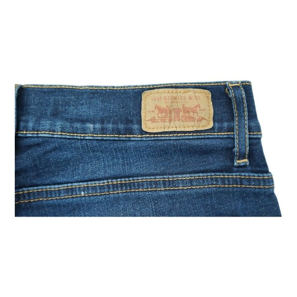 Levi's 512 Perfectly Slimming Bootcut Jeans Womens Size 8 Blue Mid Rise Country* - Picture 6 of 7